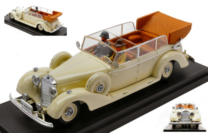 MERCEDES 770 K CABRIOLET 1938 EVA BRAUN AND SS MILITARY GUARD 1:43