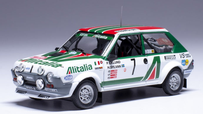 FIAT RITMO 75 ABARTH N.7 RALLY MONTE CARLO 1979 EKLUND-SYLVAN 1:43