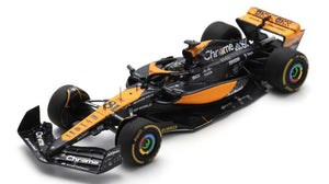 McLAREN F1 MCL60 TEAM McLAREN N 81 LAS VEGAS GP 2023 OSCAR PIASTRI ORANGE BLUE BLACK 1:43