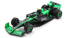 Indlæs billede til gallerivisning SAUBER F1 C44 TEAM STAKE KICK N 24 BAHRAIN GP 2024 ZHOU GUANYU GREEN BLACK 1:43