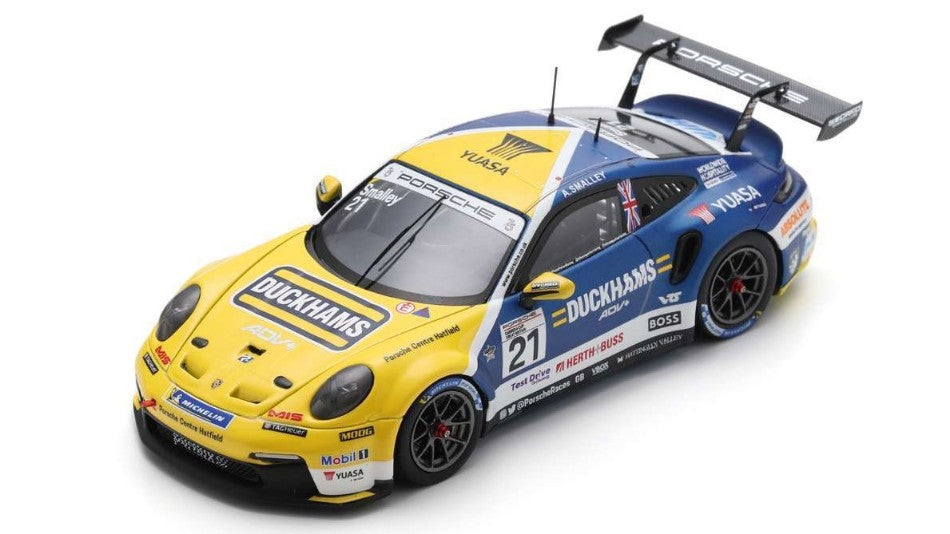 PORSCHE 911 GT3 CUP N.21 CARRERA BRITAIN CHAMPION 2023 SMALLEY 1:43