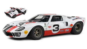 FORD GT40 MKI N.3 ERIC DEAN DESIGN 2015 WHITE/RED 1:18
