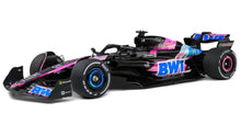 Indlæs billede til gallerivisning ALPINE F1 A524 TEAM BWT ALPINE N 10 PRESENTATION SEASON 2024 PIERRE GASLY BLACK PINK BLUE 1:18