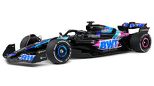 Indlæs billede til gallerivisning ALPINE F1 A524 TEAM BWT ALPINE N 31 N 10 PRESENTATION SEASON 2024 ESTEBAN OCON - PIERRE GASLY BLACK BLUE PINK 1:18