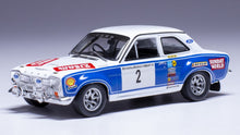 Indlæs billede til gallerivisning FORD ENGLAND ESCORT MKI RS 1600 (night version) N 2 WINNER RALLY IRELAND 1975 BILLY COLEMAN - PAUL PHELAN WHITE BLUE 1:43