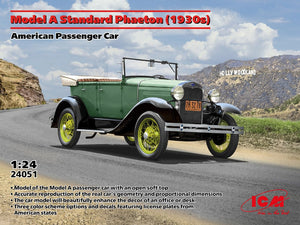 MODEL A STANDARD PHAETON 1930s AMERICAN PASSENGER CAR KIT 1:24