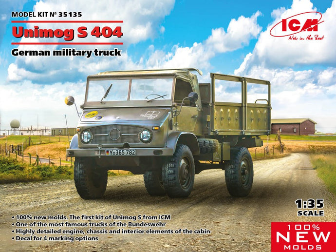 UNIMOG S 404 GERMAN MILITARY TRUCK KIT 1:35