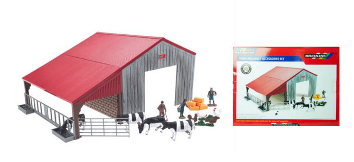 ACCESSORIES FARM BUILDING - DIORAMA STALLA CON ANIMALI VARIOUS 1:32