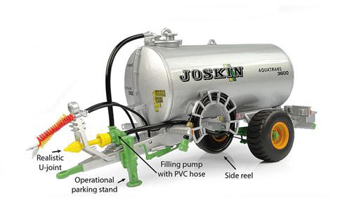 JOSKIN AQUATRANS 3600 TANKER TRAILER 2010 SILVER 1:32