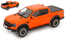 Indlæs billede til gallerivisning FORD USA RANGER RAPTOR PICK-UP DOUBLE CABINE 2023 ORANGE 1:18