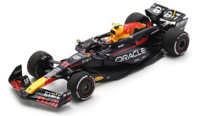 RED BULL F1 RB20 TEAM ORACLE RED BULL RACING N 11 2nd BAHRAIN GP 2024 SERGIO PEREZ BLUE YELLOW RED 1:43