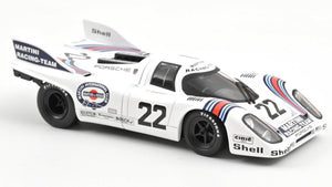 PORSCHE 917K 4.9L TEAM MARTINI RACING N 22 WINNER 24h LE MANS 1971 HELMUT MARKO - GIJS VAN LENNEP WHITE 1:18