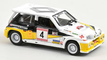 Indlæs billede til gallerivisning RENAULT R5 MAXI TURBO N 4 2nd RALLY PRINCIPE DE ASTURIAS RALLY 1986 CARLOS SAINZ - ANTONIO BOTO WHITE BLACK YELLOW 1:43