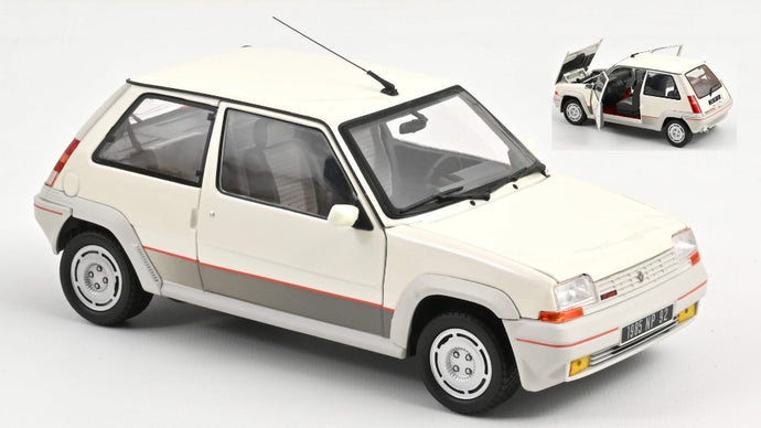 RENAULT SUPERCINQ GT TURBO PH I 1985 PEARL WHITE 1:18 REPROD.2024