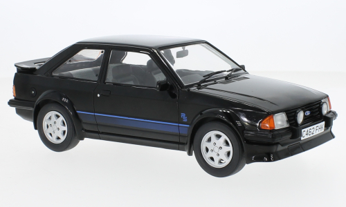 FORD ESCORT MK III RS TURBO 1985 BLACK 1:18