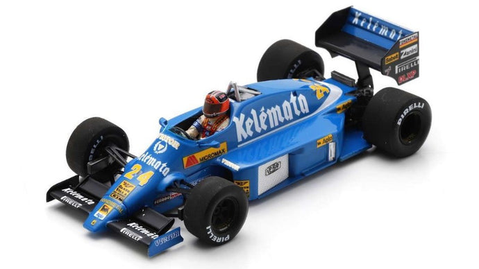 OSELLA FA1G N.24 BRITISH GP 1985 PIERCARLO GHINZANI 1:43