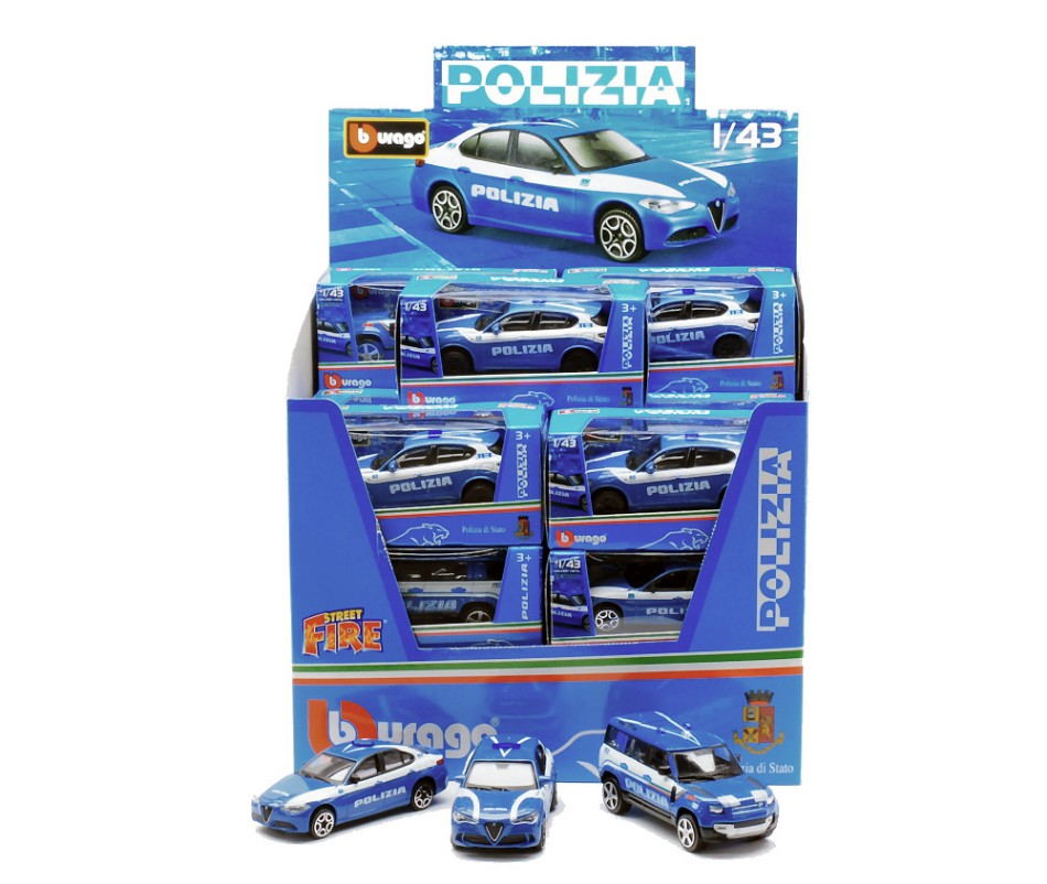 ASSORTIMENTO POLIZIA Pz.24 1:43