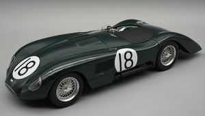 JAGUAR C-TYPE LONGTAIL N.18 LE MANS 1952 ROLT-HAMILTON C/VETRINA 1:18