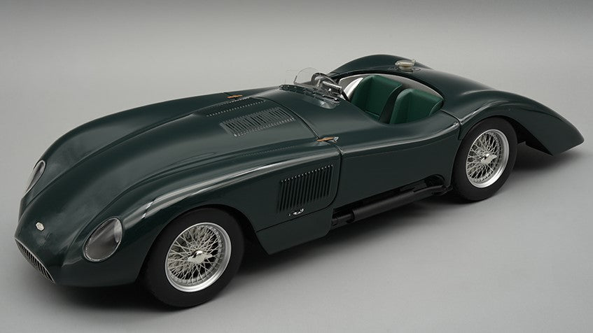 JAGUAR C-TYPE LONGTAIL LE MANS 1952 PRESS VERS.BRIT.GREEN C/VETRINA 1:18