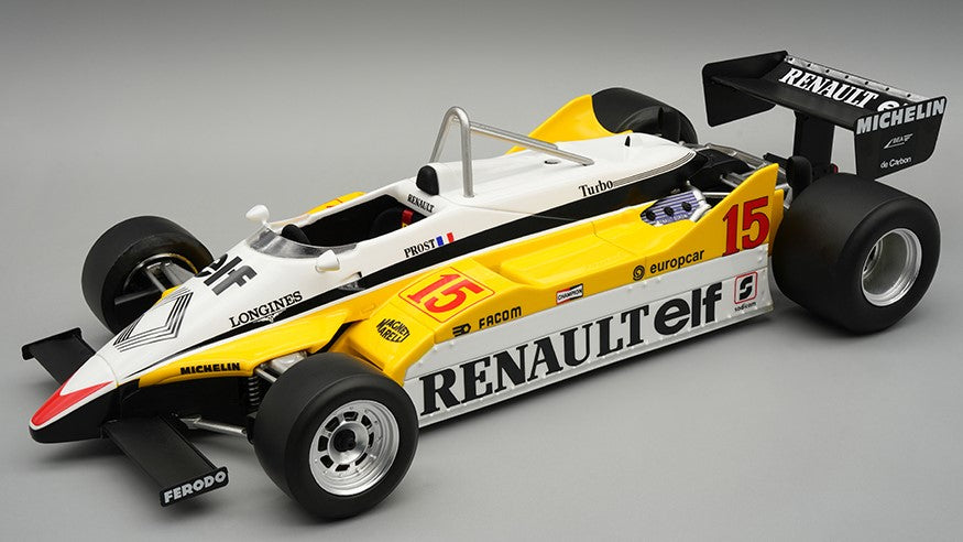 RENAULT RE30B WINN.BRAZILIAN GP 1982 PROST C/VETRINA 1:18