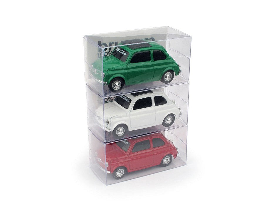 FIAT 500 BANDIERA ITALIANA 1x BR018-BR019-BR020 1:43