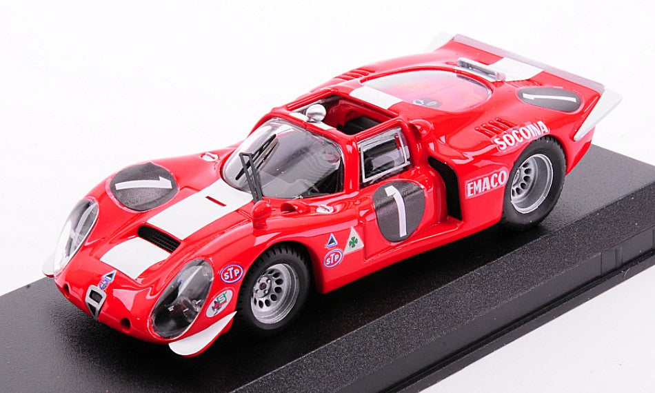 ALFA ROMEO 33.2 WINNER 6 H NOVA LISBOA 1970 A.PEIXINHO- VAN ROOYEN 1:43