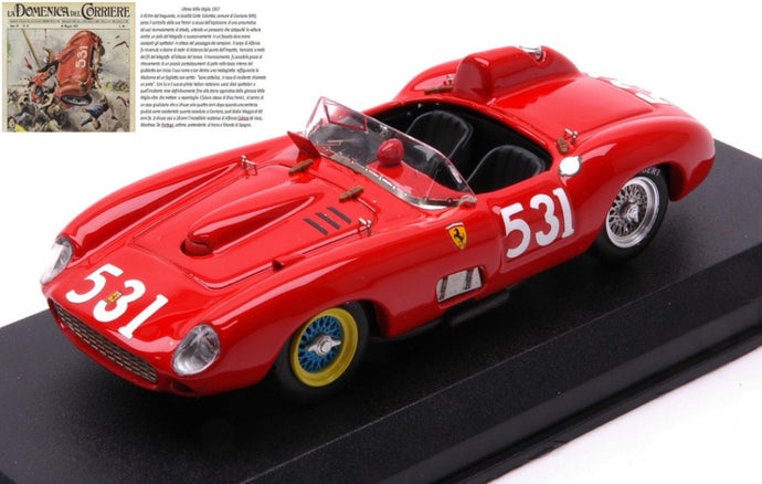 FERRARI 335 S N.531 ULTIMA MILLE MIGLIA 1957 DE PORTAGO-NELSON 1:43