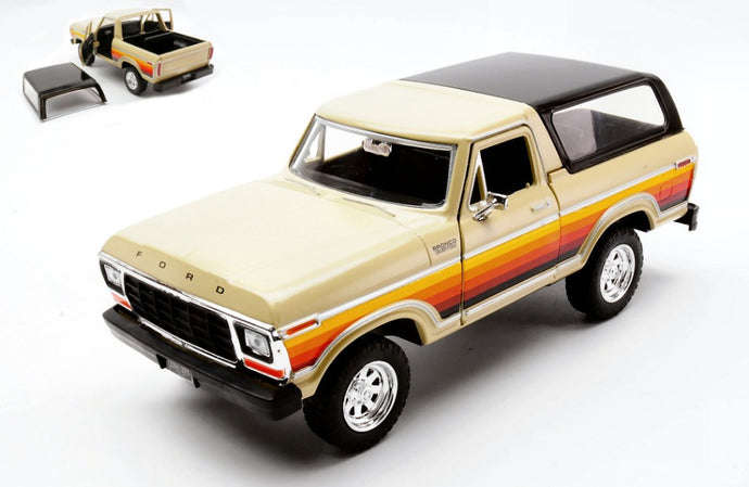 FORD BRONCO HARD TOP 1978 BEIGE 1:24