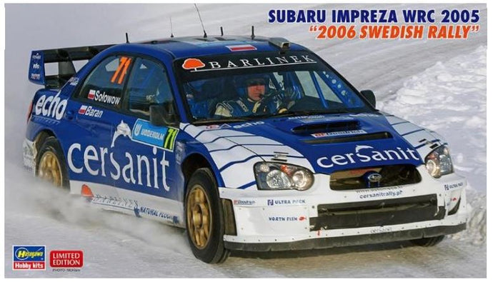 SUBARU IMPREZA WRC TEAM CERSANIT N 71 RALLY SWEDEN 2006 MICHAL SOLOWOW - MACIEJ BARAN / 1:24