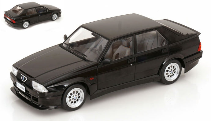 ALFA ROMEO 75 TURBO EVOLUZIONE 1987 BLACK 1:18