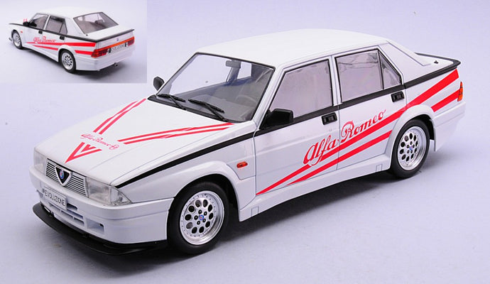 ALFA ROMEO 75 TURBO EVOLUZIONE 1987 WHITE 1:18