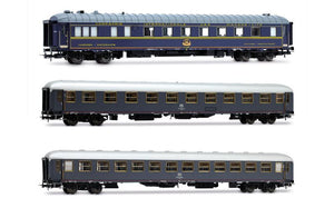 FS 3 CARROZZE RISTORANTE,1a CLASSE, 2a CLASSE RAPIDO 904-905 EP.IVa 1:87