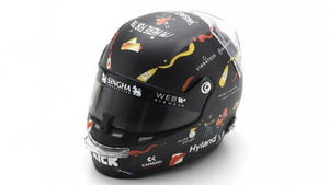 BELL HELMET CASCO HELMET F1 VALTTERI BOTTAS TEAM STAKE KICK SAUBER N 77 AUSTRALIAN GP 2024 BLACK 1:5
