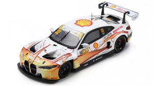 BMW 4-SERIES M4 GT3 TEAM WRT N 32 FIA GT WORLD CUP MACAU 2023 SHELDON VAN DER LINDE WHITE YELLOW 1:43