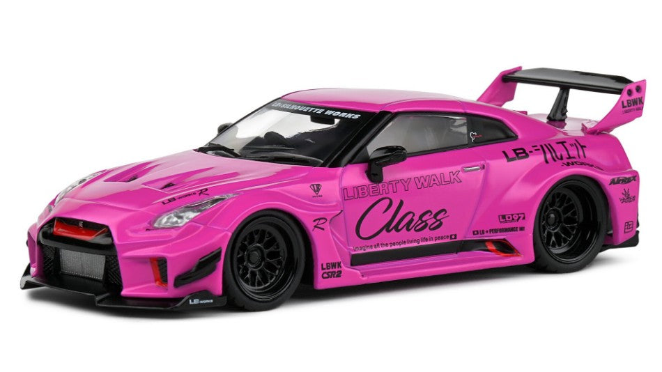 NISSAN GT-R (R35) LB WORKS SILHOUETTE COUPE 2019 PURPLE 1:43