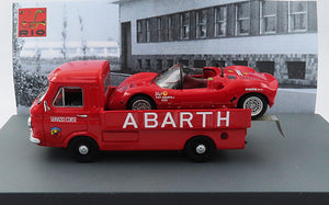 FIAT 241 SERVIZIO CORSE ABARTH 1970 + FIAT ABARTH 1000 SP 1:43