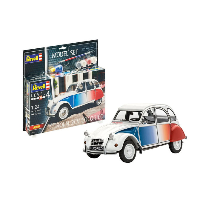 CITROEN 2 CV COCORICO MODEL SET KIT 1:24