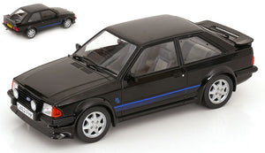 FORD ENGLAND ESCORT MKIII RS TURBO 1985 BLACK 1:18