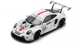 PORSCHE 911 991-2 4.2L TEAM PORSCHE GT N 91 WINNER LMGTE PRO CLASS 24h LE MANS 2022 GIANMARIA BRUNI - RICHARD LIETZ - FREDERIC MAKOWIECKI WHITE GREY RED 1:18