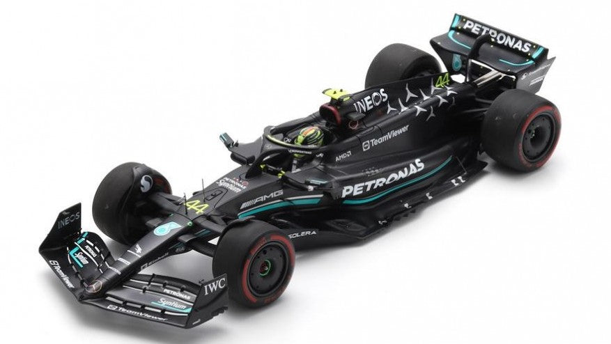 MERCEDES F1 N.44 2nd SPANISH GP 2023 LEWIS HAMILTON 1:18