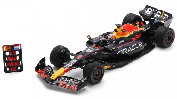 RED BULL N.1 WINNER DUTCH GP 2023 MAX VERSTAPPEN 2023 W/PIT BOARD 1:18