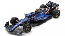 Indlæs billede til gallerivisning WILLIAMS F1 FW45 TEAM WILLIAMS RACING GULF N 23 AUSTIN USA GP 2023 ALEXANDER ALBON BLUE 1:18