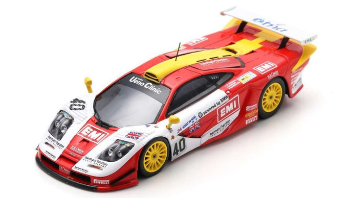 MC LAREN F1 GTR N.40 4th 24 H LE MANS 1998 O'ROURKE-SUGDEN-AUBERLEN 1:43