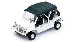 Mini MOKE (CLOSED TOP) hvid/mørk grøn 1:43