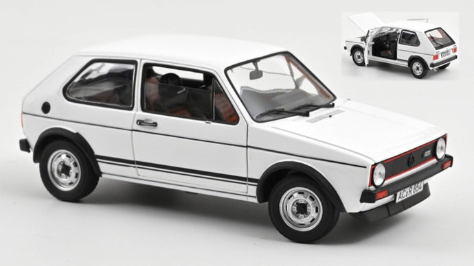 VW GOLF GTI 1976 ALPINE WHITE 1:18 REPROD.2024