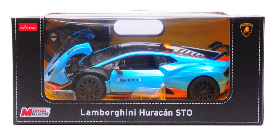 LAMBORGHINI HURACAN STO RADIOCOMANDO LIGHT BLUE 1:14