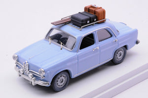 ALFA ROMEO GIULIETTA Ti VACANZE INVERNALI WINTER HOLIDAYS 1959 LIGHT BLUE 1:43