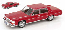 Indlæs billede til gallerivisning Cadillac FLEETWOOD BROUGHAM 1982 mørk rød metallic 1:18