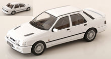 Indlæs billede til gallerivisning FORD ENGLAND SIERRA COSWORTH 4x4 1990 WHITE 1:18