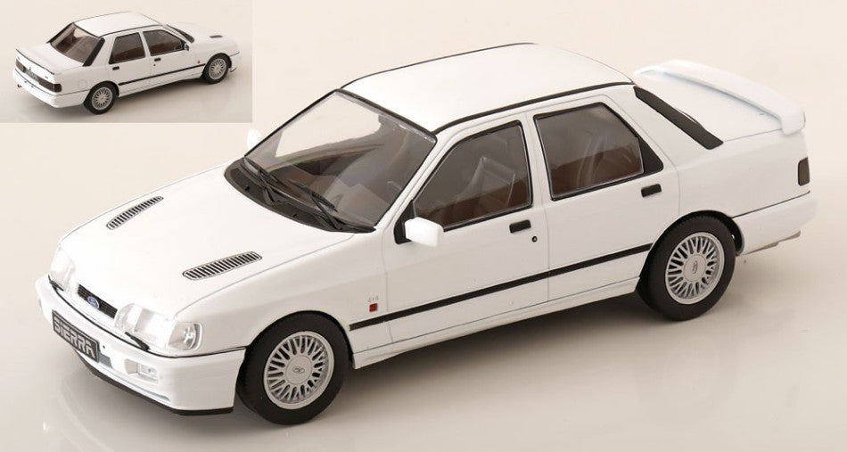 FORD SIERRA COSWORTH 4x4 1992 WHITE 1:18